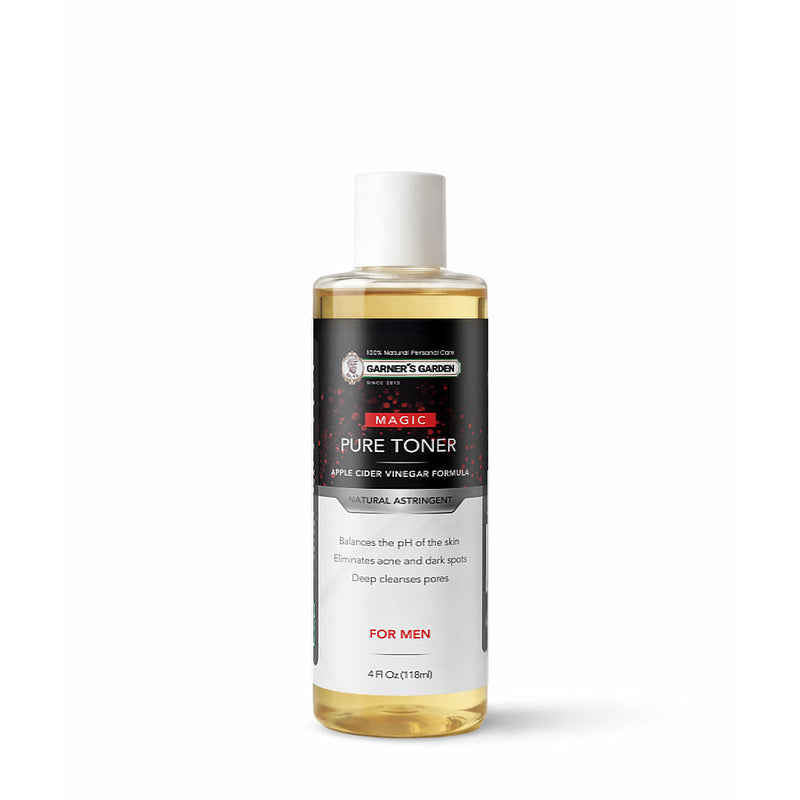 Garner's Garden Organic ACV | Apple Cider Vinegar Toner With Witch Hazel Toner White Smoke 4 oz Men's
