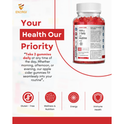 Energi Nutrition Apple Cider Vinegar Gummies Supplement