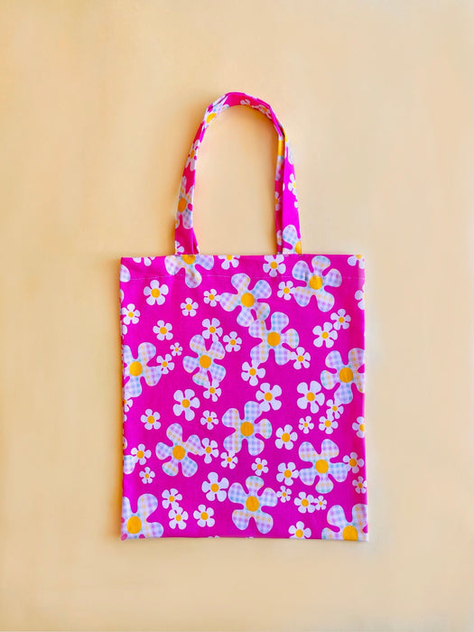 Tote Bag — Pink Flower Power