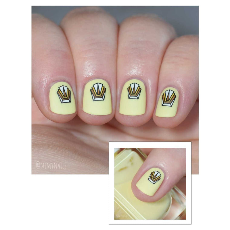 UberChic Beauty Art Deco Elements Stamping Plate