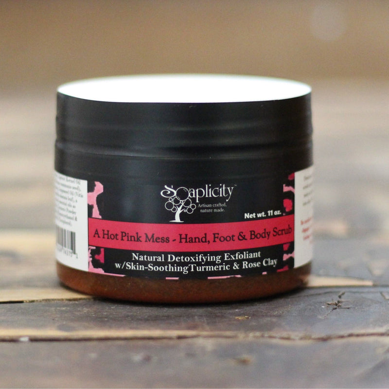 Soaplicity A Hot Pink Mess Hand, Foot & Body Sugar Scrub Body Scrub