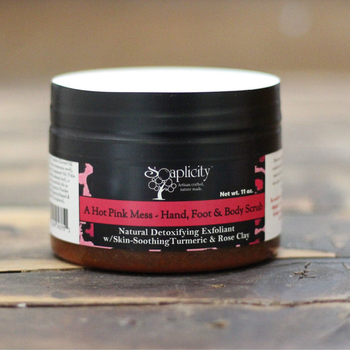 Soaplicity - A Hot Pink Mess Hand, Foot & Body Sugar Scrub