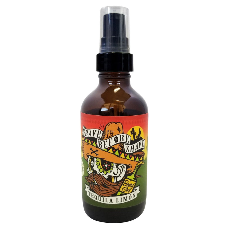 Grave Before Shave 4oz. BIG BOTTLE OF GRAVE BEFORE SHAVE™  BEARD OIL Beard Oil
