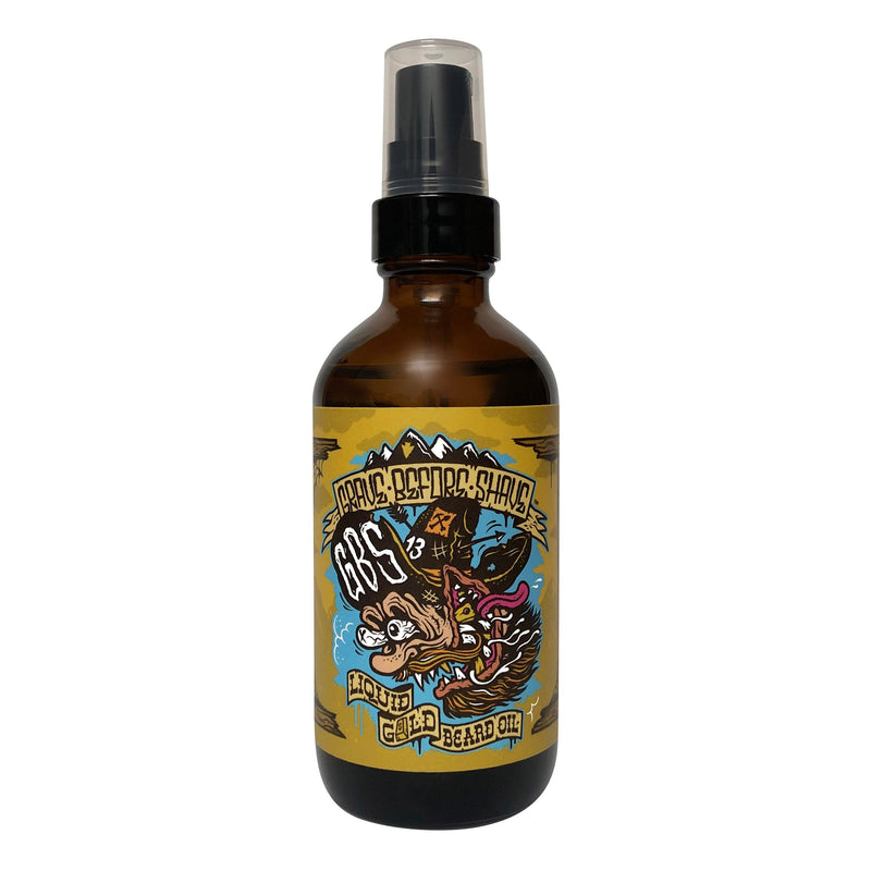 Grave Before Shave 4oz. BIG BOTTLE OF GRAVE BEFORE SHAVE™  BEARD OIL Beard Oil