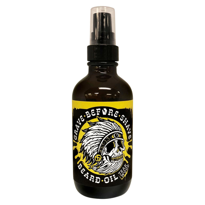 Grave Before Shave 4Oz. Big Bottle Of Grave Before Shave™  Beard Oil