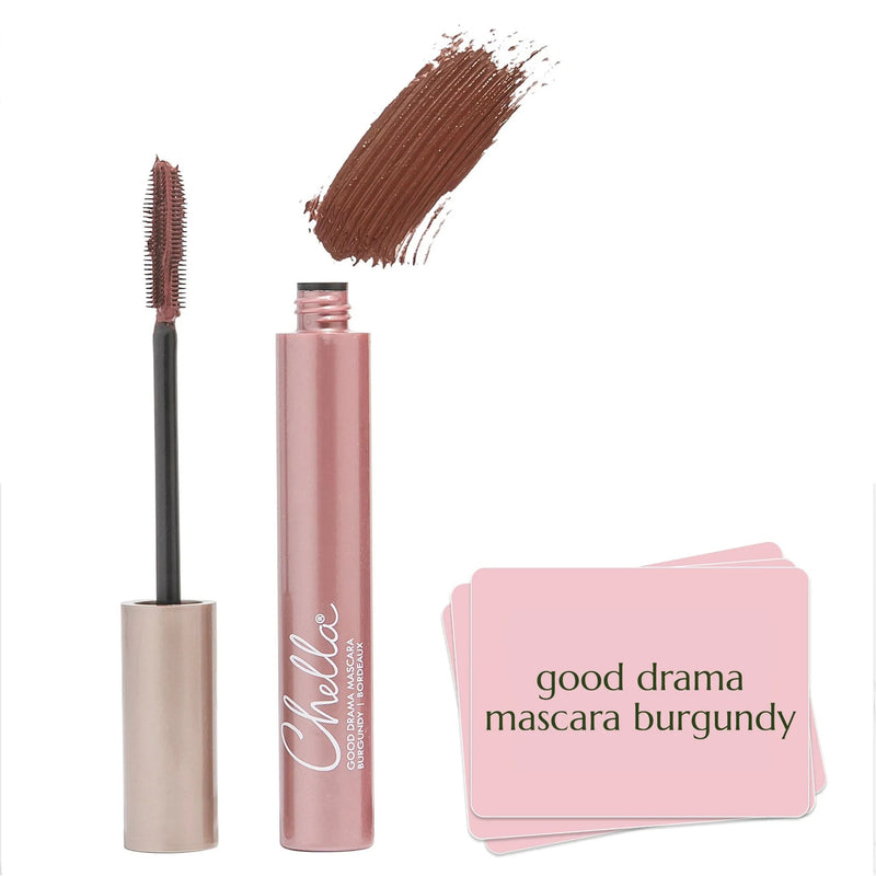 Chella good drama mascara Brow & Eye White Smoke Burgundy
