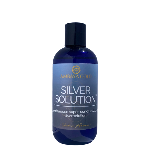 Ambaya Gold Health Products Silver Solution Supplements White Smoke 8 fl oz
