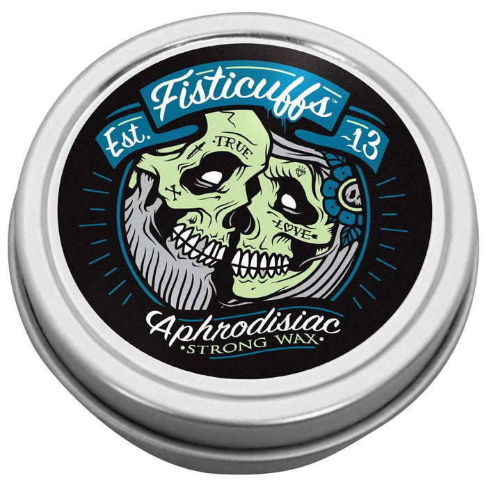 Grave Before Shave Fisticuffs™ Aphrodisiac Blend Strong Hold Mustache Wax 1 Oz. Tin