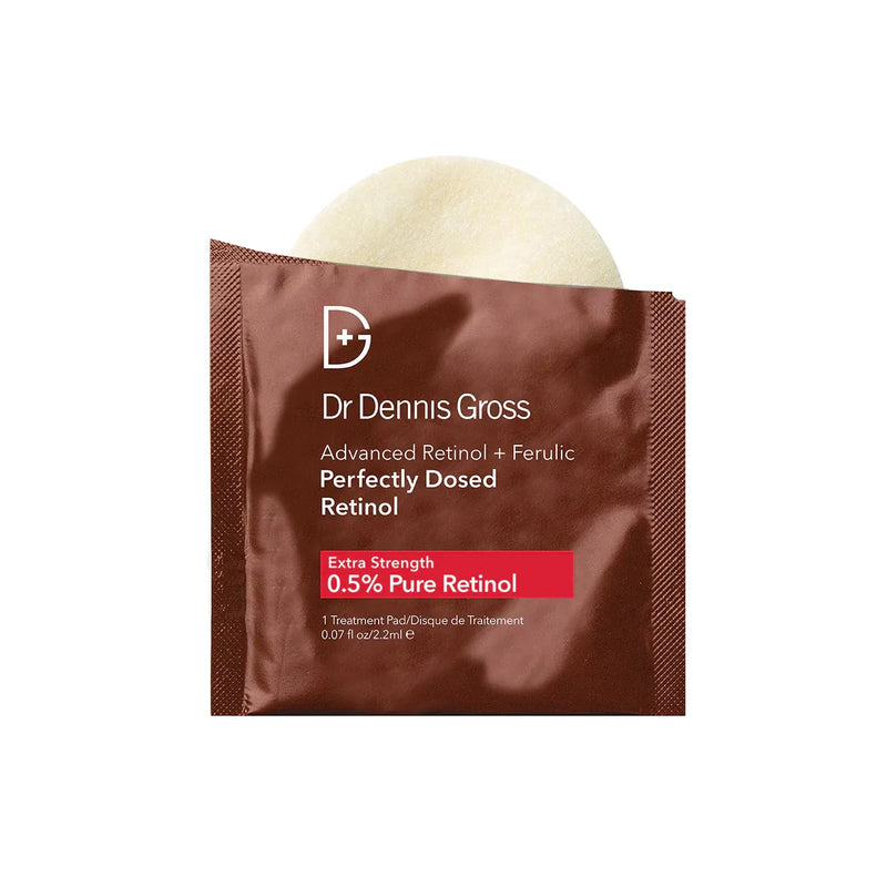 Nava Beauty Dr. Dennis Gross Advanced Retinol + Ferulic Perfectly Dosed Treatment (Extra Strength 0.5%) 8 PK Saddle Brown