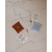 Be A Heart Blue Rosary Pouch Accessories Dark Gray