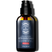 Lather & Wood Shaving Co After-Shave Balm - Barbershop Men Grooming, Health