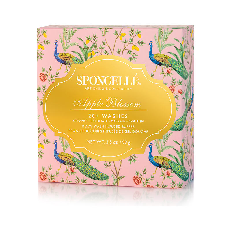 Spongellé Apple Blossom | Art Chinois Body Wash Infused Buffer