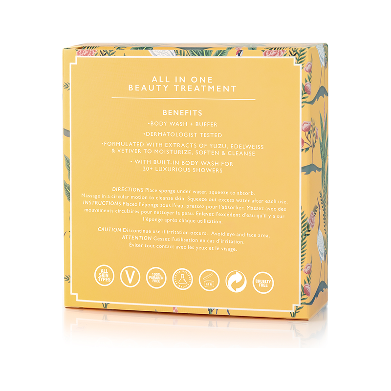 Spongellé Star Tiger Lily | Art Chinois Body Wash Infused Buffer