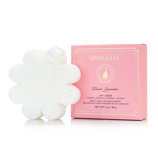 Spongellé French Lavender | Boxed Flower Body Wash Infused Buffer