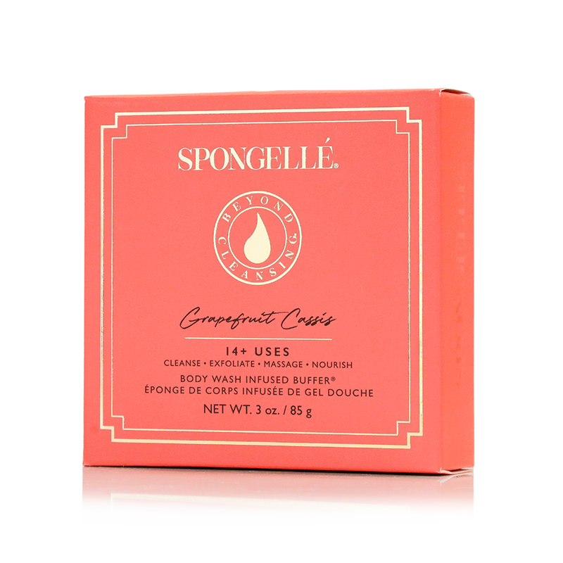 Spongellé Grapefruit Cassis | Boxed Flower Body Wash Infused Buffer