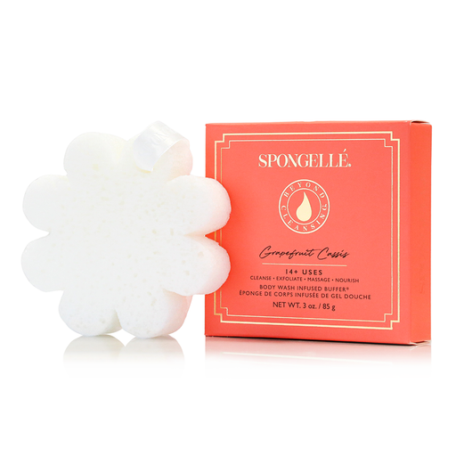 Spongellé Grapefruit Cassis | Boxed Flower Body Wash Infused Buffer