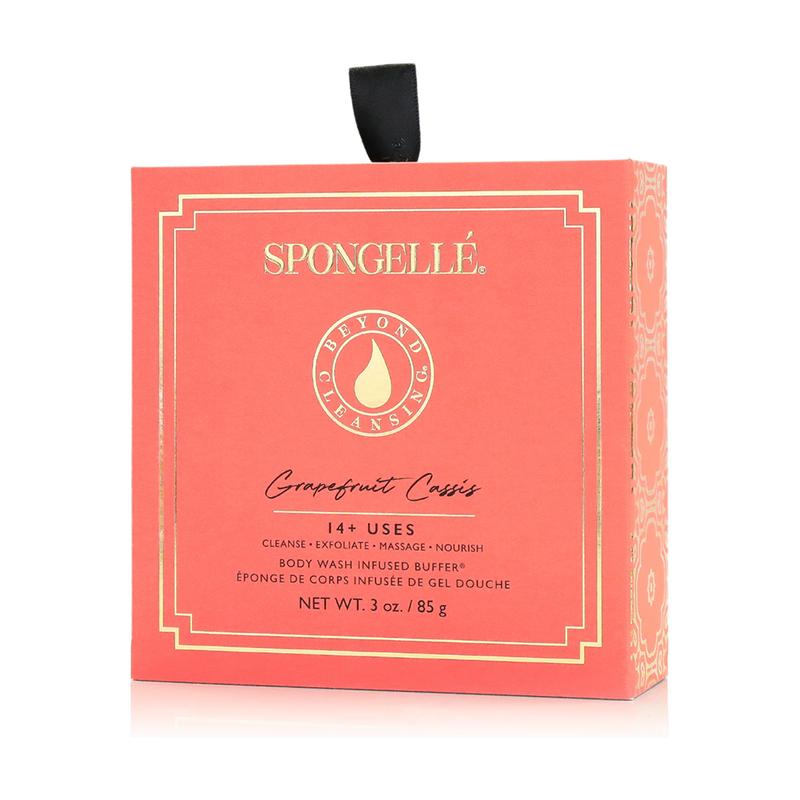 Spongellé Grapefruit Cassis | Boxed Flower Body Wash Infused Buffer