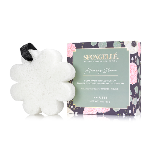 Spongellé Morning Bloom | Boxed Flower Body Wash Infused Buffer