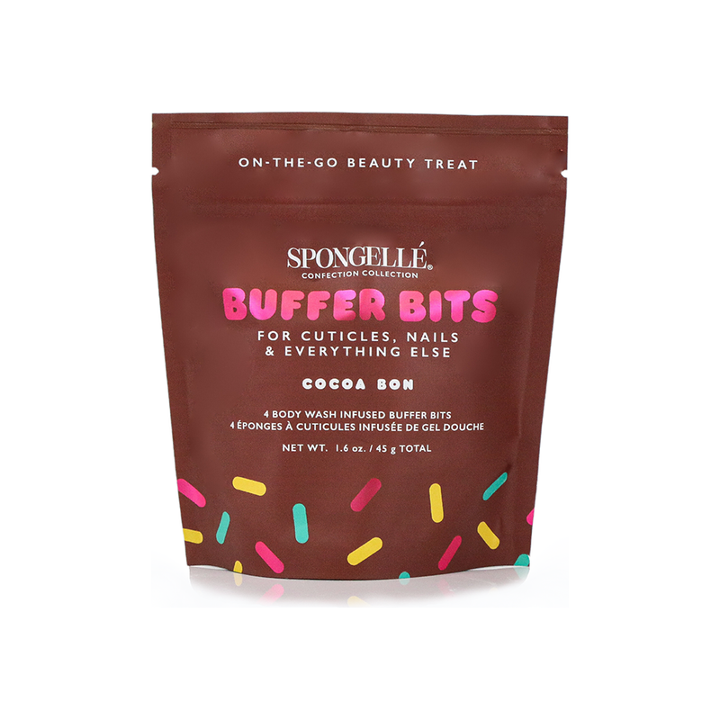 Spongellé Cocoa Bon | Confection Buffer Bits Pedi Buffer