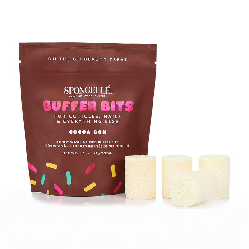 Spongellé Cocoa Bon | Confection Buffer Bits Pedi Buffer