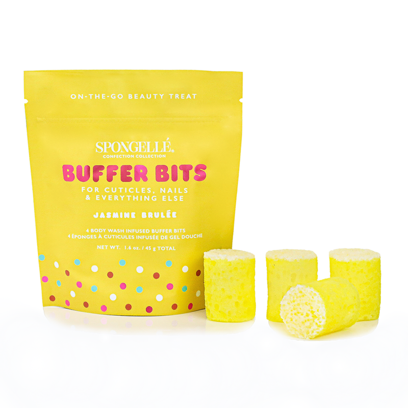 Spongellé Jasmine Brûlée | Confection Buffer Bits Pedi Buffer