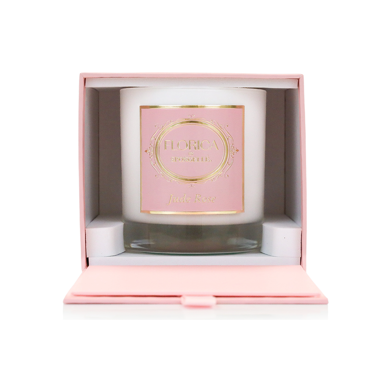 Spongellé Jude Rose Candle | Florica Home Fragrance
