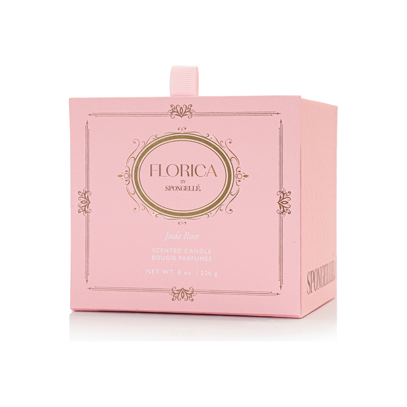 Spongellé Jude Rose Candle | Florica Home Fragrance
