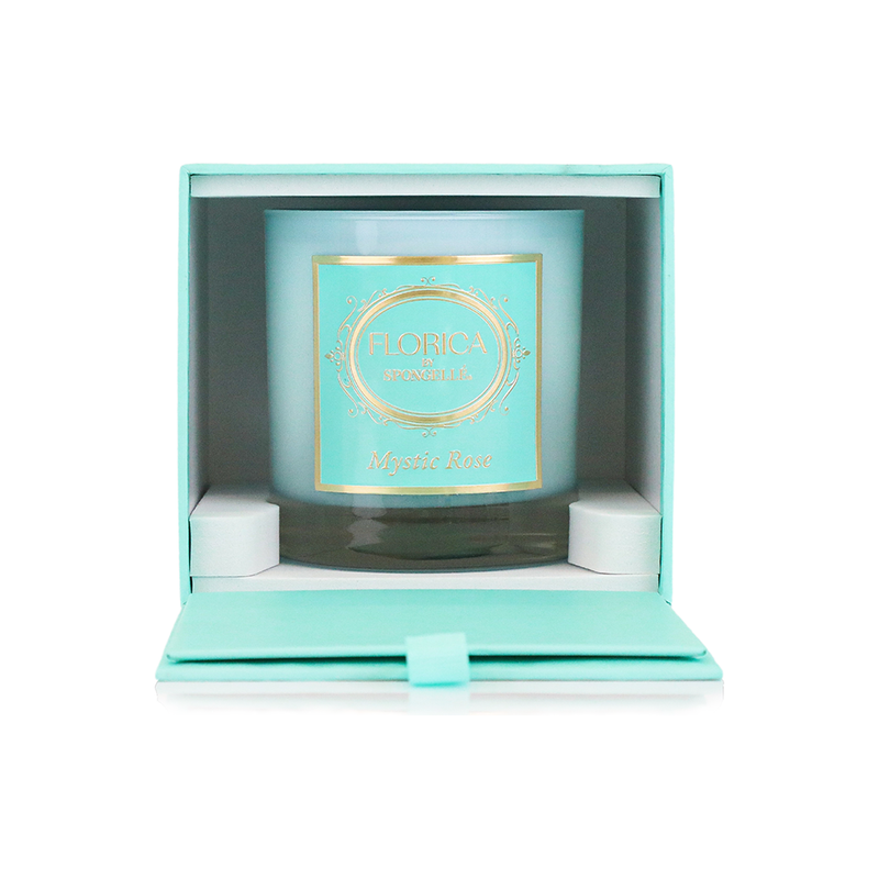 Spongellé Mystic Rose Candle | Florica Home Fragrance