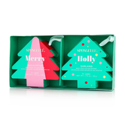 Spongellé Happy Holidays | Holiday Tree Gift Set Body Wash Infused Buffer