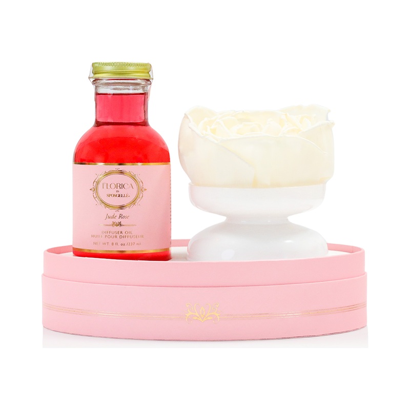 Spongellé Jude Rose Floret Diffuser | Florica Home Fragrance