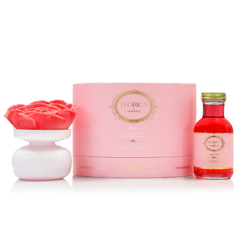 Spongellé Jude Rose Floret Diffuser | Florica Home Fragrance