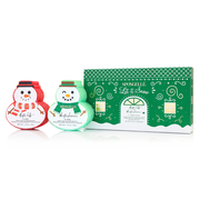Spongellé Let It Snow | Holiday Snowman Gift Set Body Wash Infused Buffer