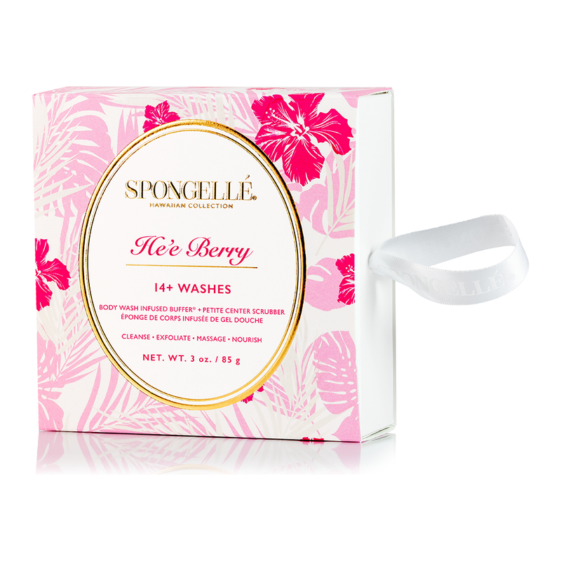 Spongellé He'e Berry | Hawaiian Buffer Body Wash Infused Buffer