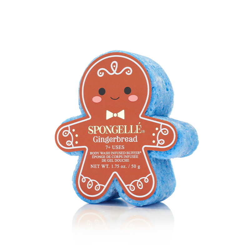 Spongellé Gingerbread | Holiday Gingerbread Body Wash Infused Buffer