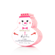 Spongellé White Rose | Holiday Snowman Body Wash Infused Buffer
