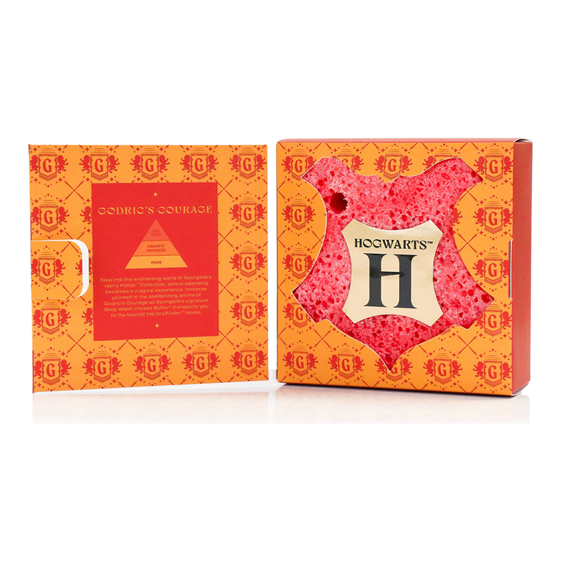 Spongellé Gryffindor™ Godric's Courage Buffer | Harry Potter™ Collection Body Wash Infused Buffer