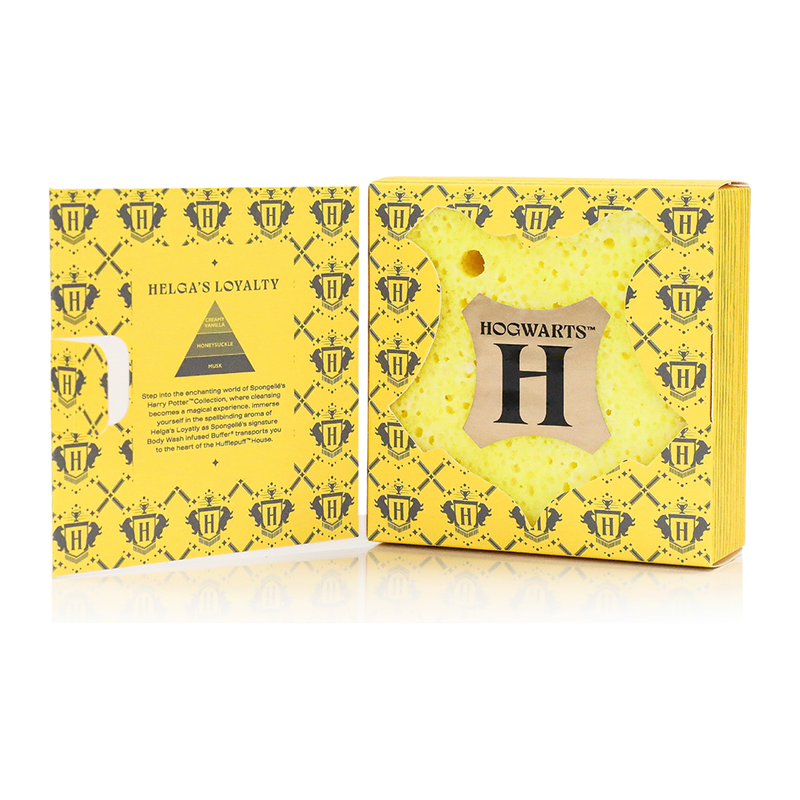 Spongellé Hufflepuff™ Helga's Loyalty Buffer | Harry Potter™ Collection Body Wash Infused Buffer
