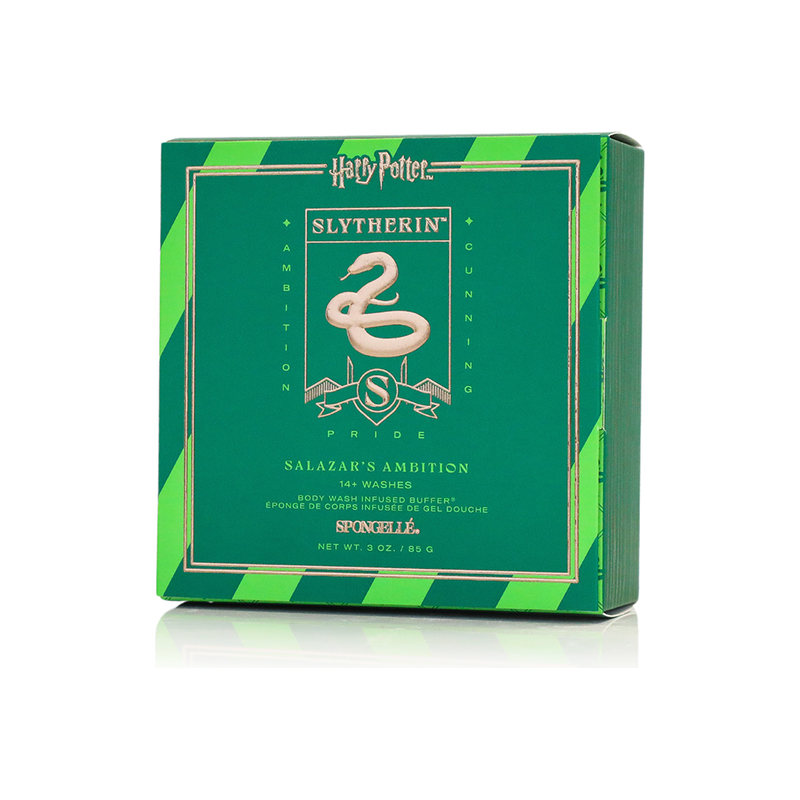 Spongellé Slytherin™ Salazar's Ambition Buffer | Harry Potter™ Collection Body Wash Infused Buffer