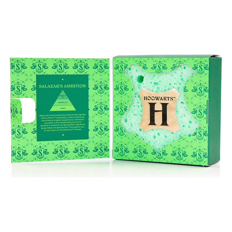 Spongellé Slytherin™ Salazar's Ambition Buffer | Harry Potter™ Collection Body Wash Infused Buffer