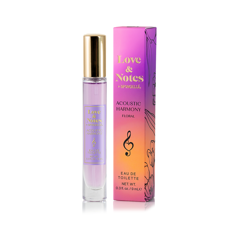 Spongellé Acoustic Harmony | Love & Notes Eau de Toilette Body Fragrance