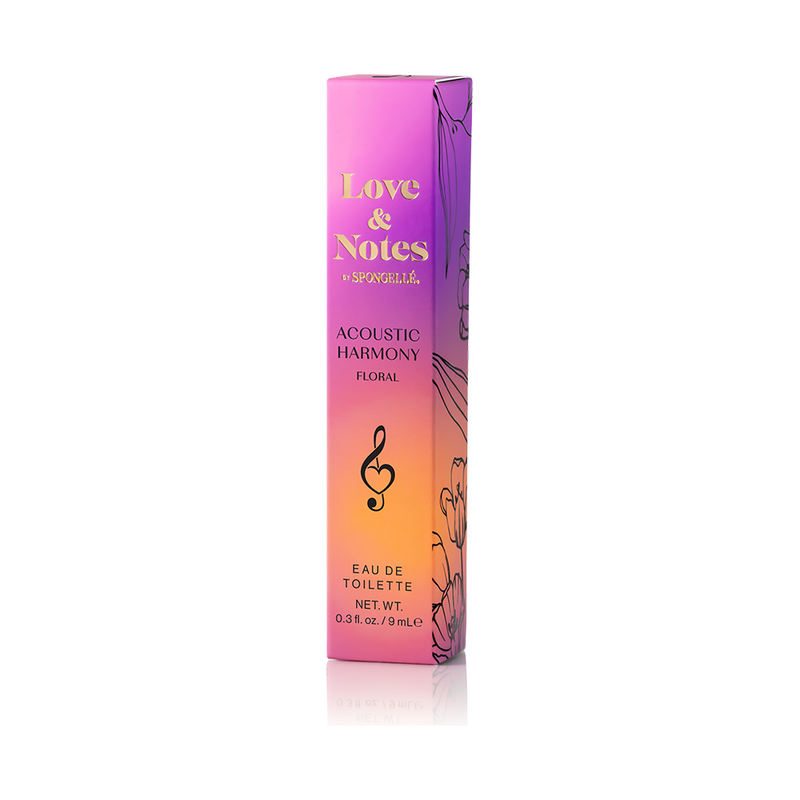 Spongellé Acoustic Harmony | Love & Notes Eau de Toilette Body Fragrance