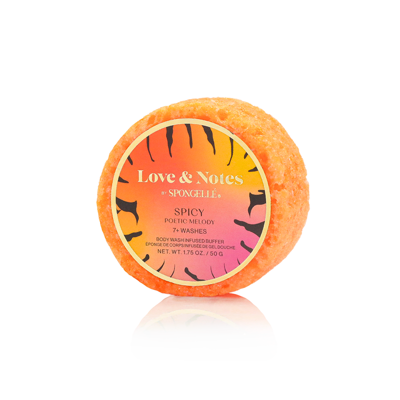 Spongellé Poetic Melody | Love & Notes Spongette Body Wash Infused Buffer