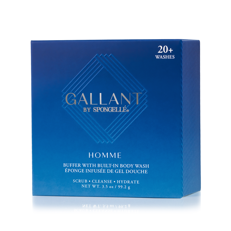 Spongellé 20+ Men's Gallant Buffer Body Wash Infused Buffer