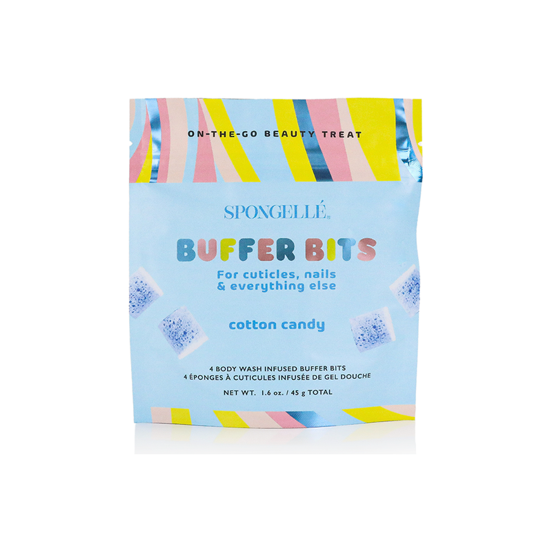 Spongellé Cotton Candy | PediPOP! Buffer Bits Pedi Buffer