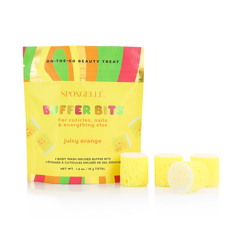 Spongellé Juicy Orange | PediPOP! Buffer Bits Pedi Buffer