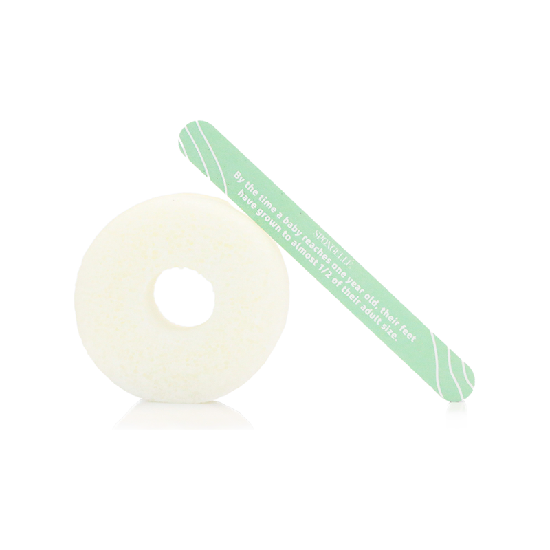 Spongellé Peppermint | PediPOP! Pedi Buffer & Nail File Pedi Buffer