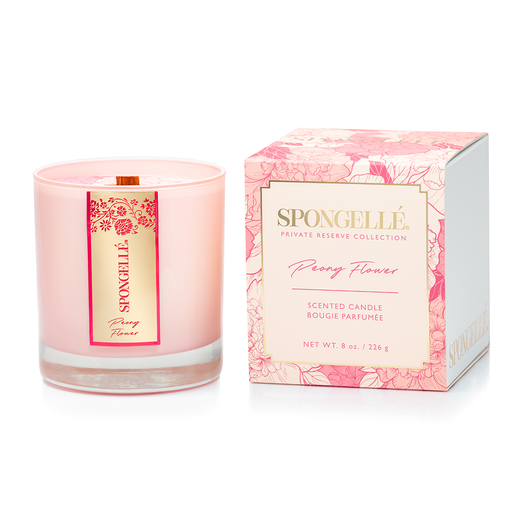 Spongellé Peony Flower | Private Reserve Candle Home Fragrance