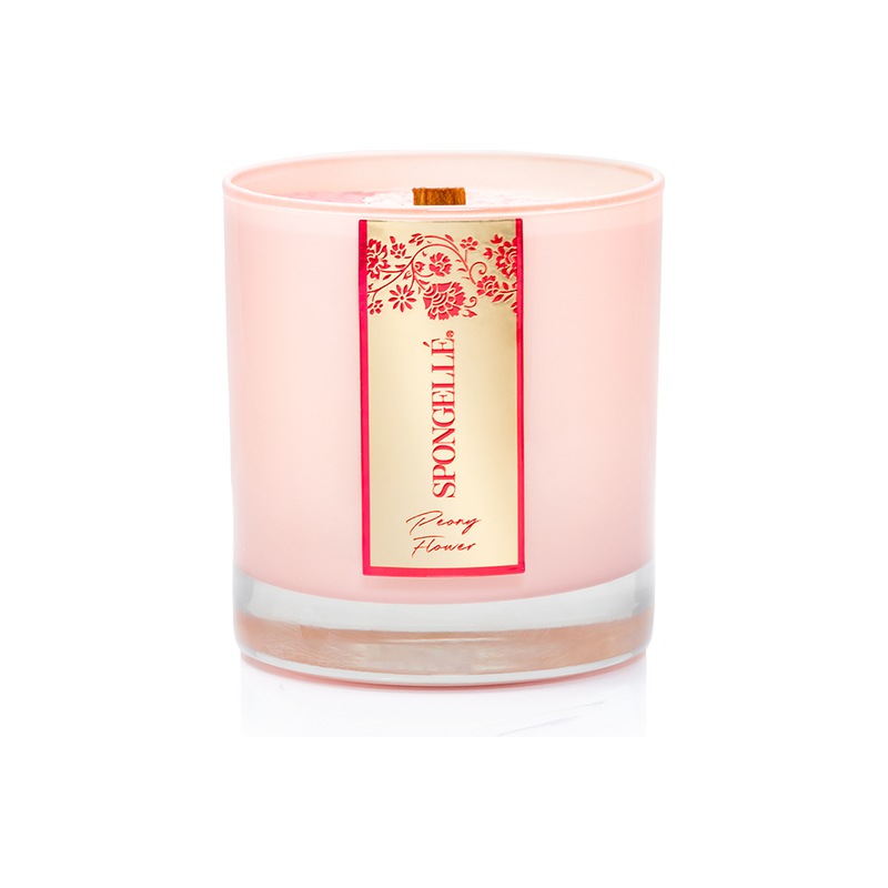 Spongellé Peony Flower | Private Reserve Candle Home Fragrance