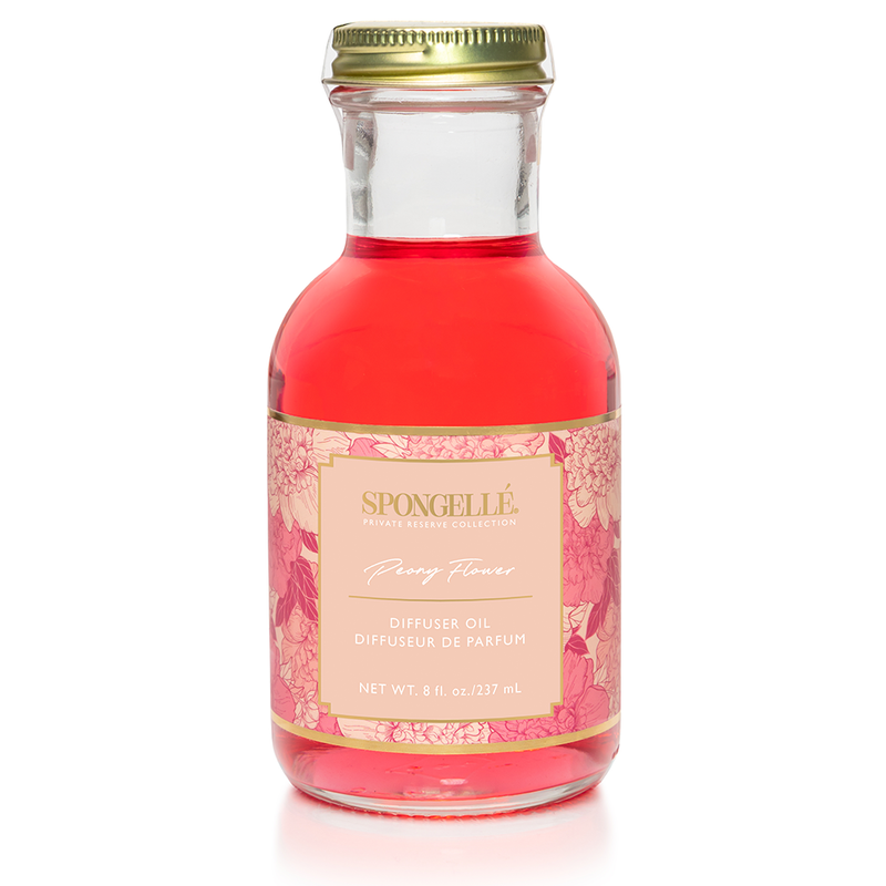 Spongellé Peony Flower Diffuser Oil | Private Reserve Collection Home Fragrance