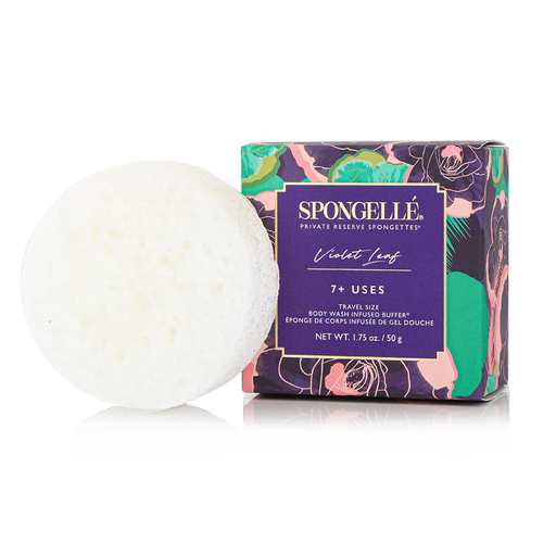 Spongellé Violet Leaf | Spongette Body Wash Infused Buffer